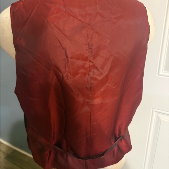 Banana Republic Genuine Leather Vest Large - Picture 5 of 7